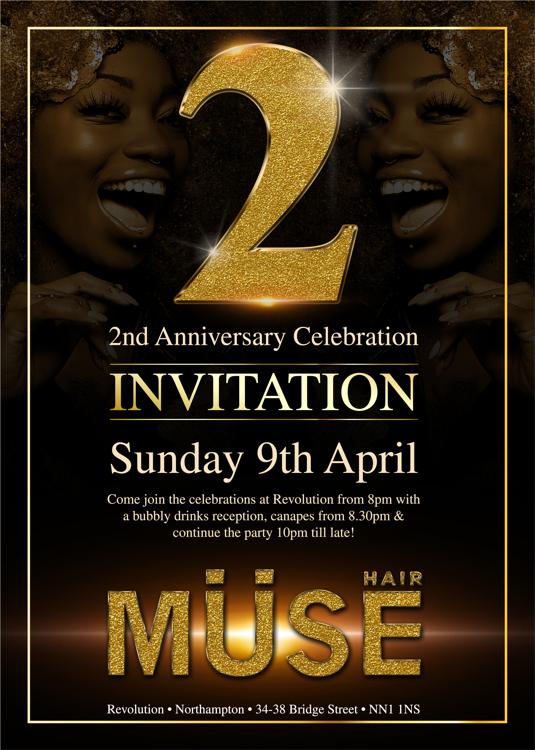 2nd anniversary invite